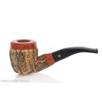 Pipe de billard courbe en liège par Tom Spanu - Pipe Pour le Tabac - Racine naturelle