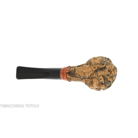 Pipe de billard courbe en liège par Tom Spanu - Pipe Pour le Tabac - Racine naturelle