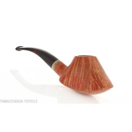 Tom Spanu volcano-shaped pipe in Erica Scoparia Sarda briar Tom Spanu pipe Tom Spanu