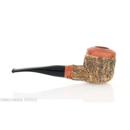 Pipe Tom Spanu, pipe de billard en liège semi-courbée - Pipe Pour le Tabac - Racine naturelle