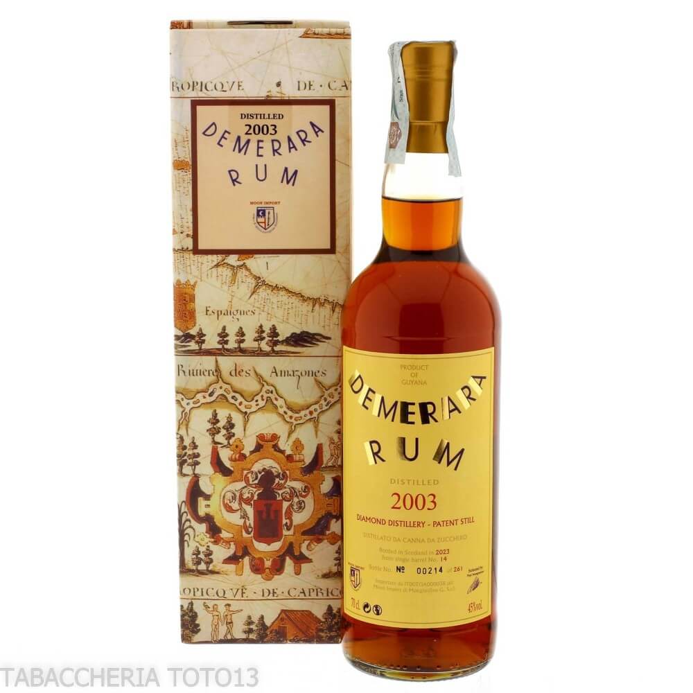 Rum Demerara 20 yo distilled 2003 Sherry Wood Moon Import Vol.45% Cl.70 - Demerara Distillers