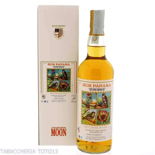 Rum Panama Remember Moon Import by Pepi Mongiardino Vol.45% Cl.70 - Distillati