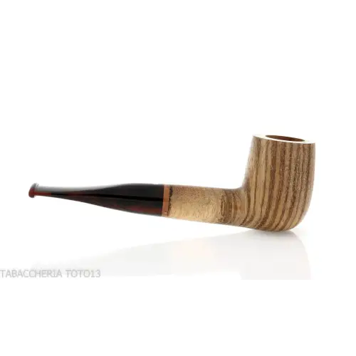 Pipa serie new look strips finitura zebrano forma billiard - Pipe