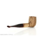 New look strips series pipe, zebrano finish, straight billiard shape Talamona pipe Talamona