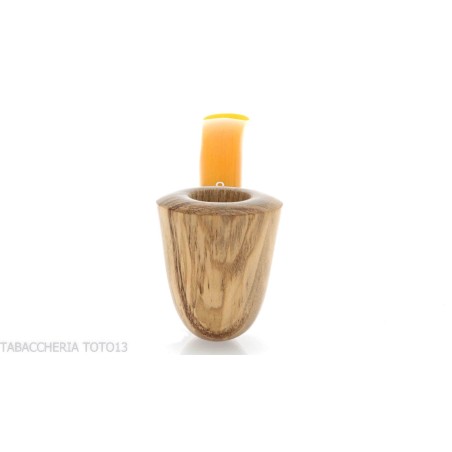 Pipa serie Oliver, acabado oliva natural, forma curva Dublin-Talamona
