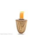 Pipa serie Oliver, acabado oliva natural, forma curva Dublin-Talamona
