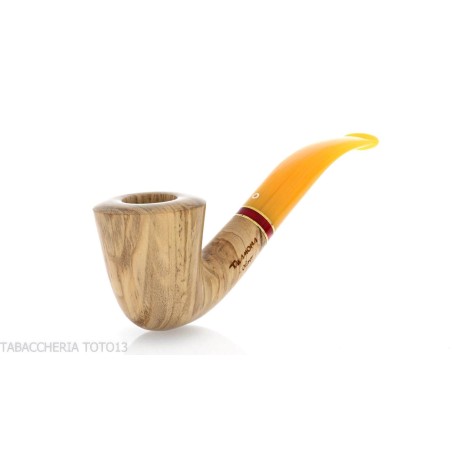 Pipa serie Oliver, acabado oliva natural, forma curva Dublin-Talamona