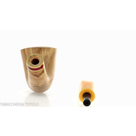 Pipa serie Oliver, acabado oliva natural, forma curva Dublin-Talamona