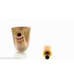 Pipa serie Oliver, acabado oliva natural, forma curva Dublin-Talamona