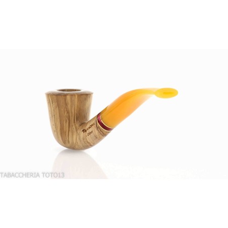 Pipa serie Oliver, acabado oliva natural, forma curva Dublin-Talamona