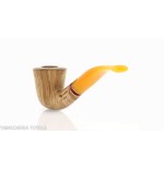 Pipa serie Oliver, acabado oliva natural, forma curva Dublin-Talamona