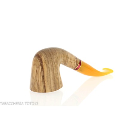Pipa serie Oliver, acabado oliva natural, forma curva Dublin-Talamona