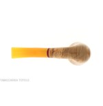 Pfeife der Oliver-Serie, natürliches Olivenfinish, gebogene Dublin-Form - Tabakpfeifen