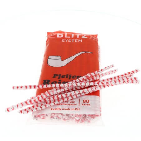 Blitz - cepillos para limpiar pipas, 1 paquete de 80 piezas Denicotea Limpiadores