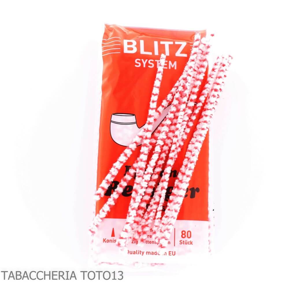 Blitz - scovolini per la pulizia della pipa confezione da 80 pezzi-Scovolini