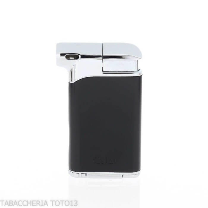 Colibrì Pacific black and chrome lighter with tamper Colibri Lighters for tobacco pipe