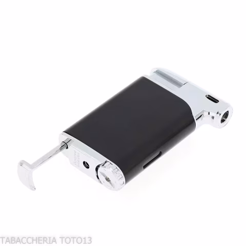 Briquet Colibrì Pacific noir et chrome avec inviolable - Briquets - Métal