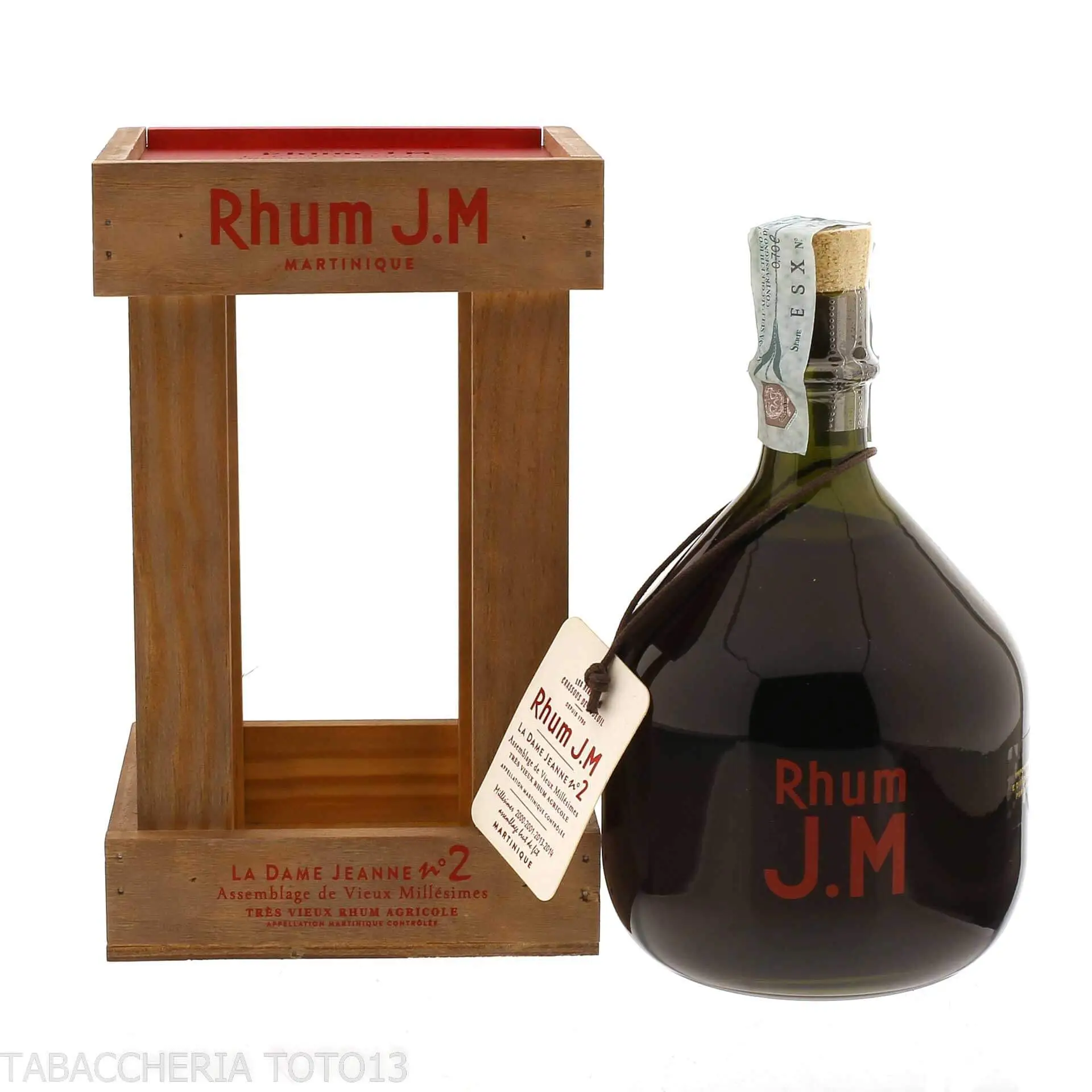J.M. Rhum Agricole Dame Jeanne Vol.45,9% Cl.70 - Distillati J.M. Rhum Agricole Dame Jeanne Vol.45,9% Cl.70 - Distillati