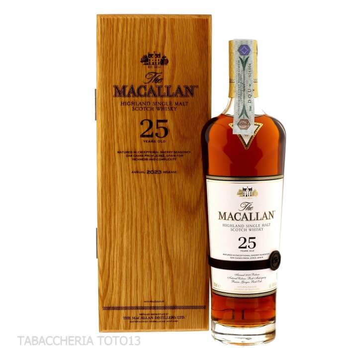 Macallan 25 y.o. sherry oak cask Vol.43% Cl.70 Macallan Distillery Whisky