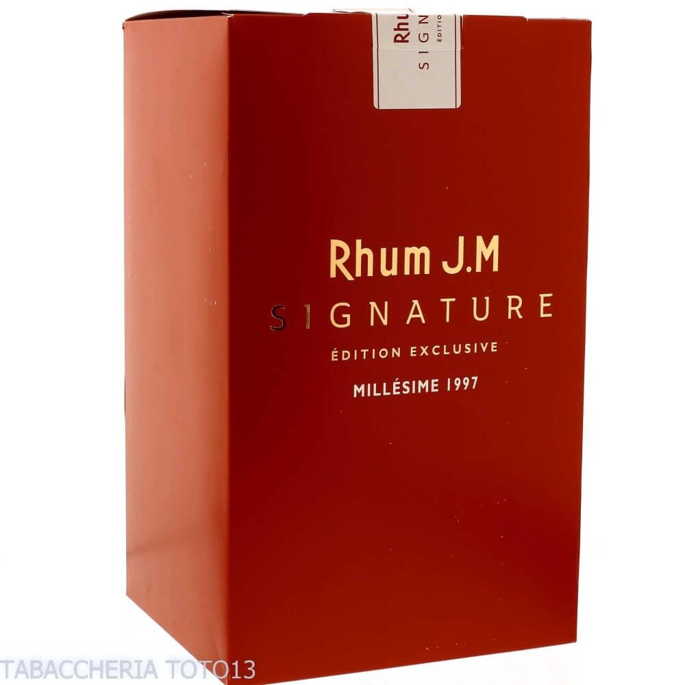 J.M. Cuvee signature 1997 Rhum Agricole 25 yo Vol.41,2% Cl.70 - J.M. Distillery