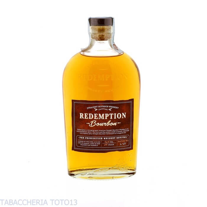 Redemption Bourbon Pre-prohibition whiskey revival Vol.42% Cl.70 Redemption Barrel Bourbon Bourbon