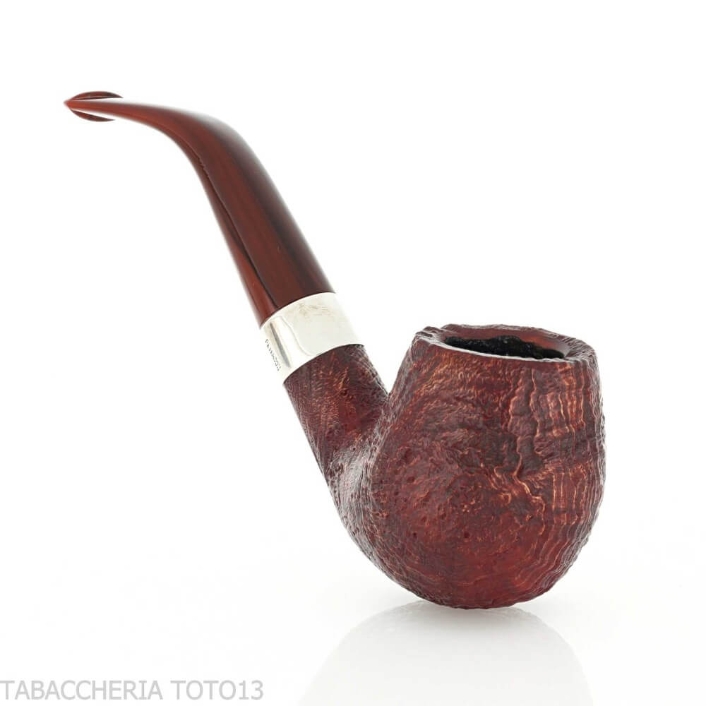 Peterson Irish Harp 68 bent brandy sandblasted fishtail - Peterson Of Doublin Pipe