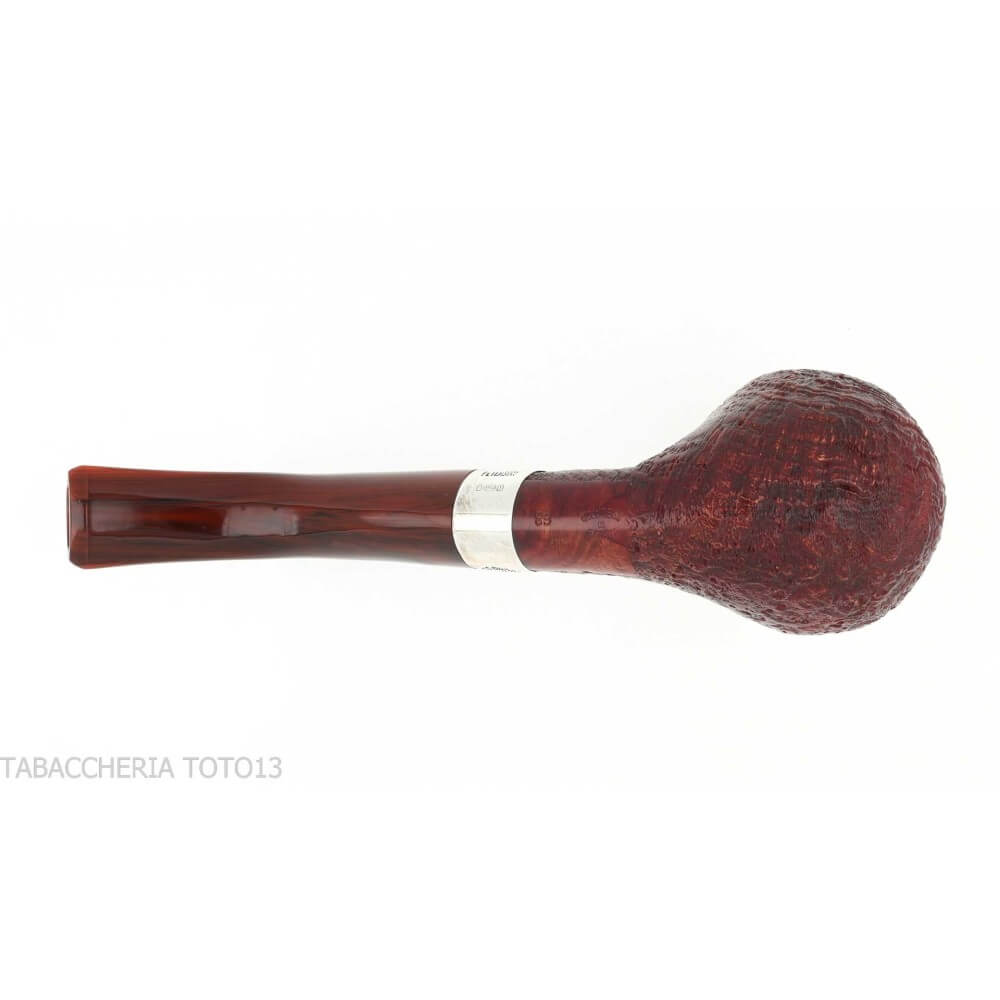 Peterson Irish Harp 68 bent brandy sandblasted fishtail - Peterson Of Doublin Pipe