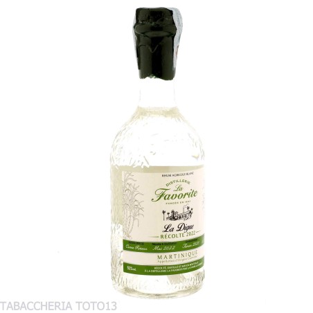 La Favorite rhum blanc Cuveè la Digue Vol.52% Cl.70 - Destilliert