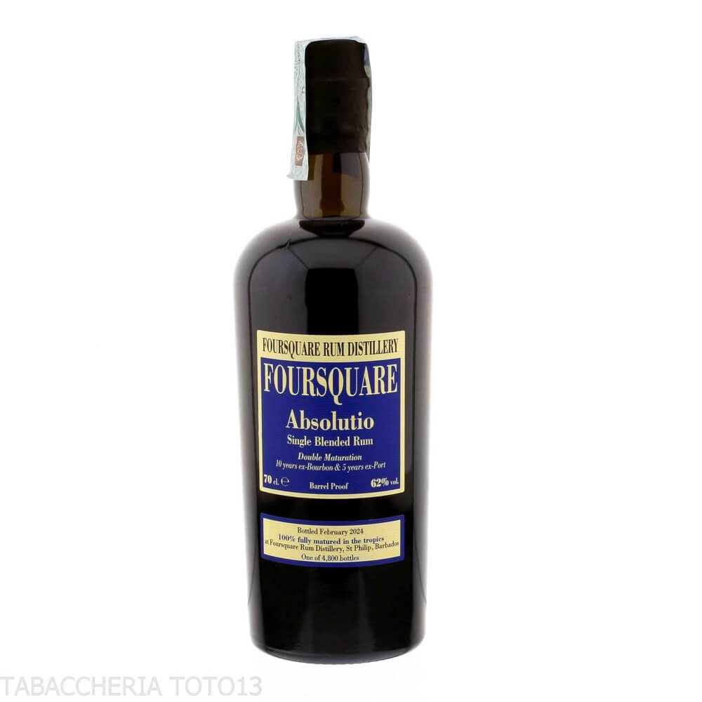 Foursquare Absolutio Double Maturation Vol.62% Cl.70 - Foursquare rum distillery