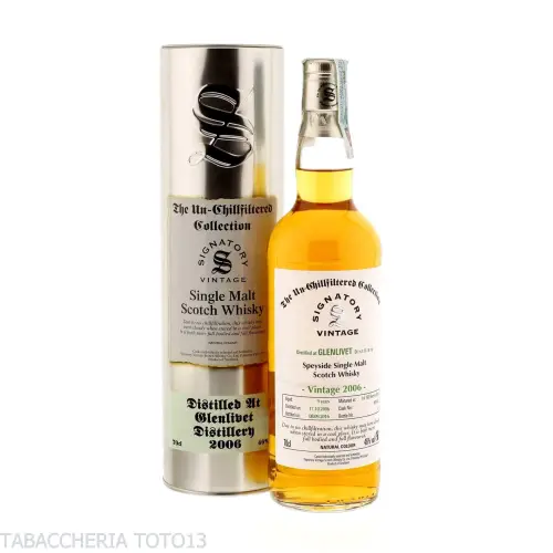 Glenlivet 9 Y.O. Sherry Cask Distilled 2006 By Signatory Vol.46% Cl.70 - Spiritueux - Orge