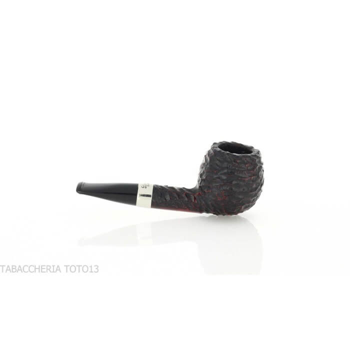 Peterson Junior short Apple rusticated Fishtail Peterson Of Doublin Pipe Peterson