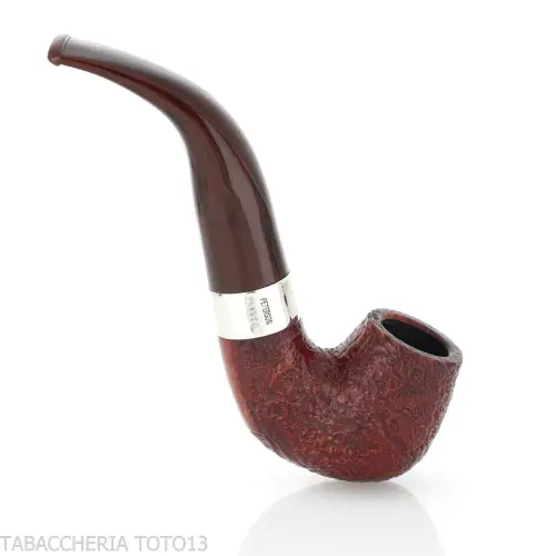 Peterson Irish Harp 230 bent billiard sandblasted fishtail - Pipe