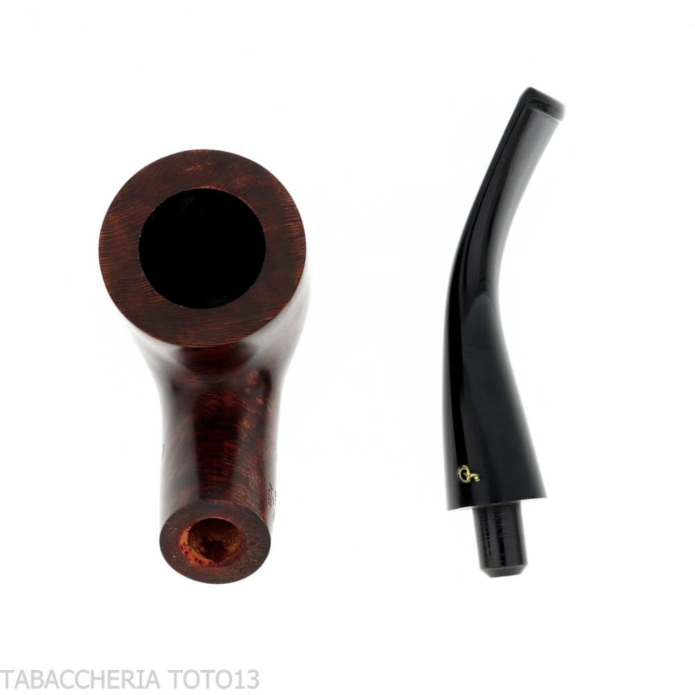 Peterson Aran 01 Bent Pot smooth Fishtail - Peterson Of Doublin Pipe