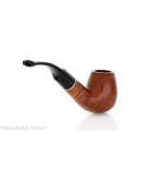 Curved Apple shaped tobacco pipe in light briar - Tobacco Pipes - Natural root