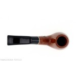 Pipa de tabaco curvada en forma de manzana en brezo claro-Pipa Milano