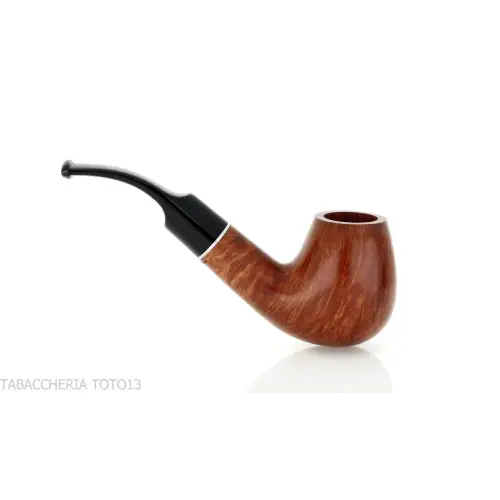 Pipa Apple curva in radica chiara - Pipe