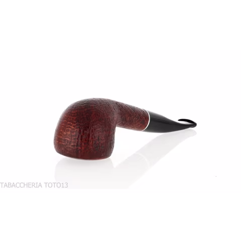 Pipa Diplomat semicurva in radica sabbiata - Pipe