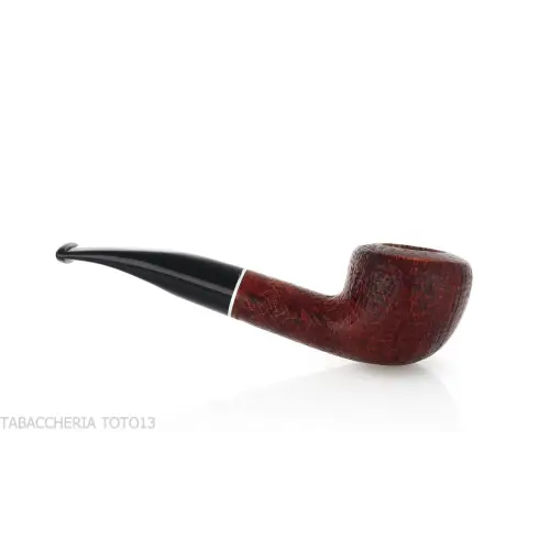 Pipe à tabac semi-courbée Diplomat en bruyère sablée - Pipe Pour le Tabac - Racine naturelle