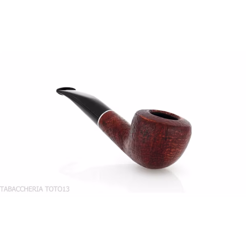 Pipa Diplomat semicurva in radica sabbiata - Pipe