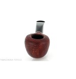 Diplomat semi-curved tobacco pipe in sanded briar - Tobacco Pipes - Natural root
