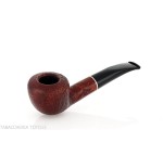 Pipe à tabac semi-courbée Diplomat en bruyère sablée - Pipe Pour le Tabac - Racine naturelle