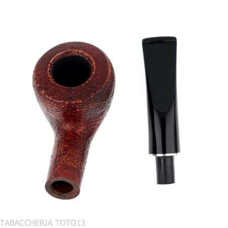 Pipe à tabac semi-courbée Diplomat en bruyère sablée - Pipe Pour le Tabac - Racine naturelle