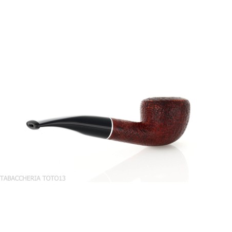 Pipe à tabac semi-courbée Diplomat en bruyère sablée - Pipe Pour le Tabac - Racine naturelle
