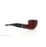 Diplomat semi-curved tobacco pipe in sanded briar - Tobacco Pipes - Natural root