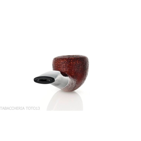 Pipe à tabac semi-courbée Diplomat en bruyère sablée - Pipe Pour le Tabac - Racine naturelle