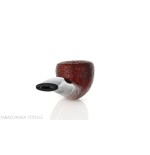 Pipa Diplomat semicurva in radica sabbiata - Pipe