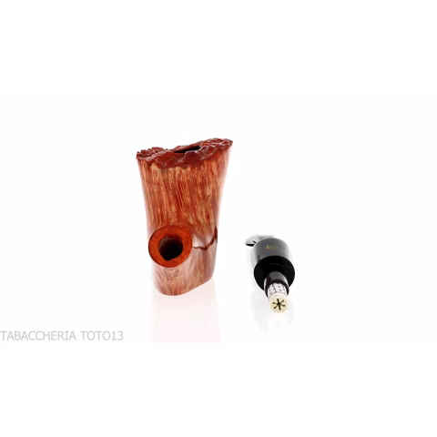 Crown 300 Dublin curved stand up pipe - Tobacco Pipes - Natural root