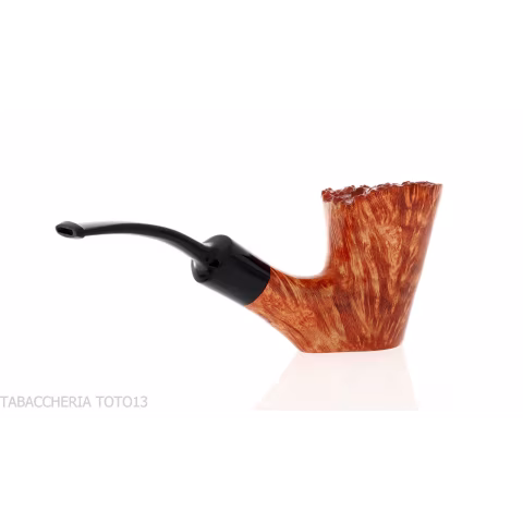 Crown 300 Dublin curved stand up pipe - Tobacco Pipes - Natural root