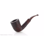 Pipa Ashton Brindle Dark sandblasted Bent Billiard shape-Ashton