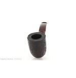 Pipa Ashton Brindle Dark sandblasted Bent Billiard shape-Ashton